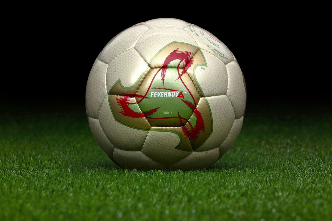 Photo of the official match-ball for FIFA World Cup in South Korea and Japan 2002