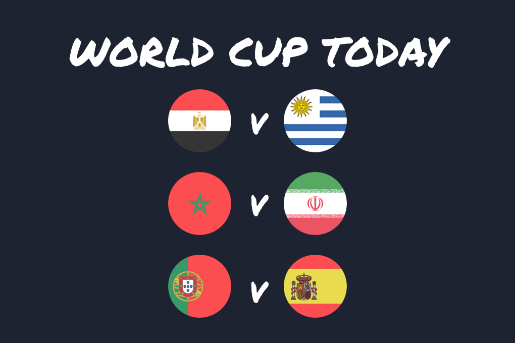 World Cup Today: Three match Friday