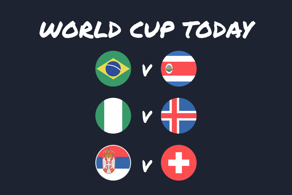 World Cup Today: Brazil need a win and Iceland return