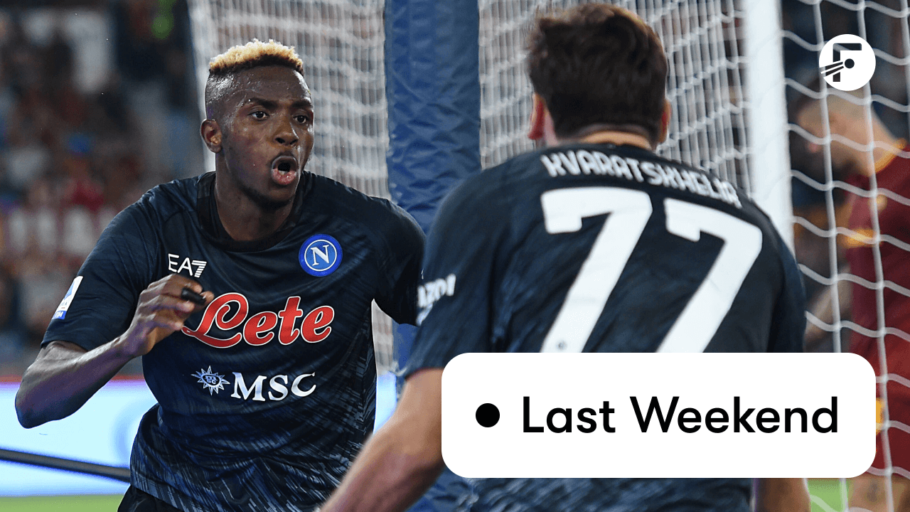 Last Weekend: Napoli’s unstoppable run, a last-minute title decider in Argentina and more