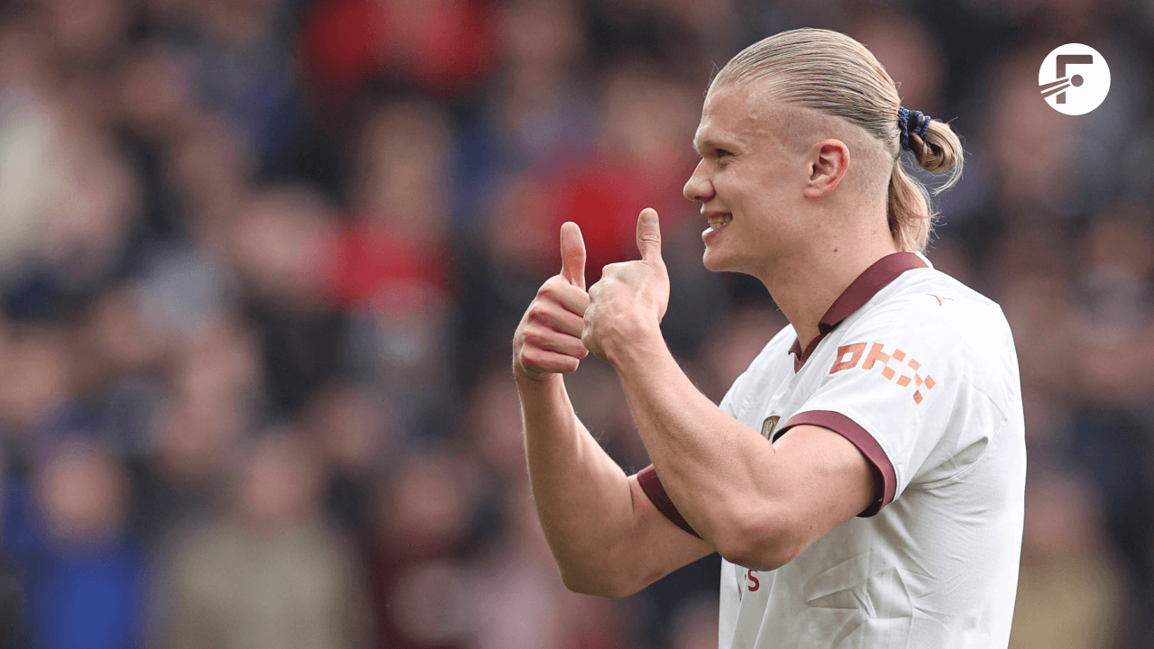 Erling Haaland has one hand on the Golden Boot for a second successive season