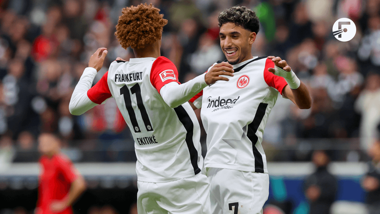 Hugo Ekitike and Omar Marmoush, the centre-forward pairing firing for Frankfurt