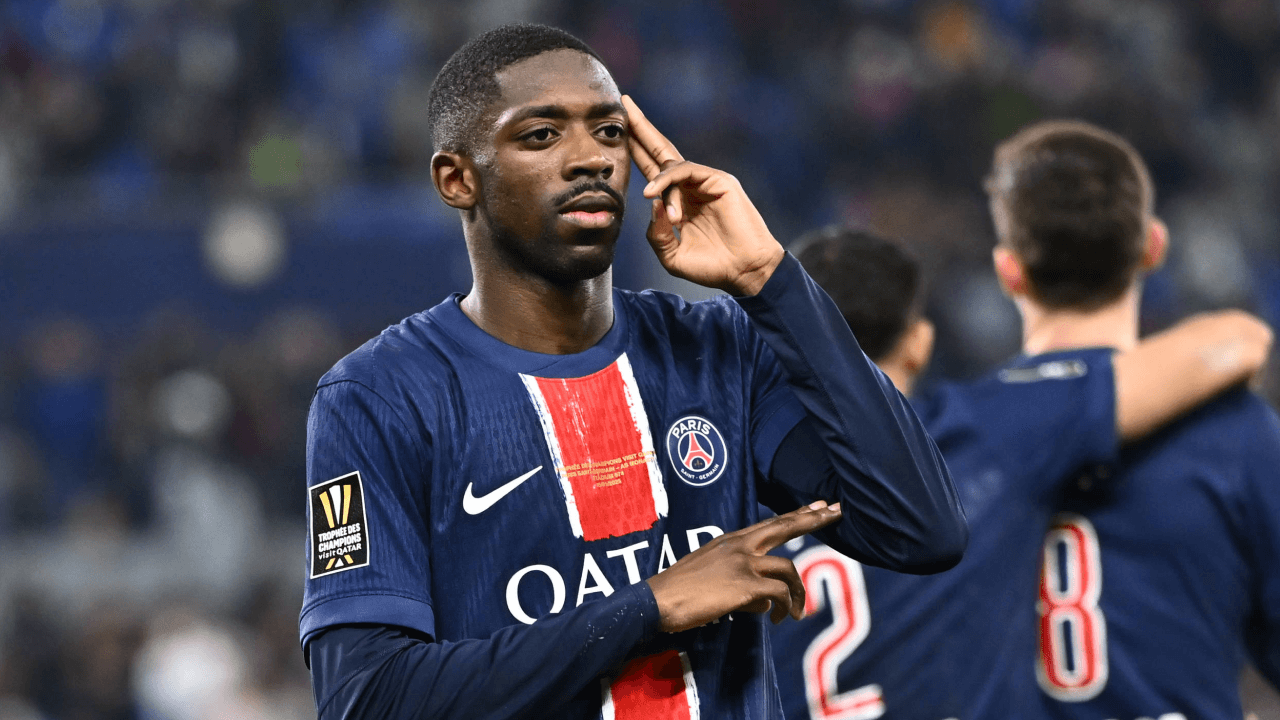 Ousmane Dembele is in the form of his life as part of PSG’s new-look side